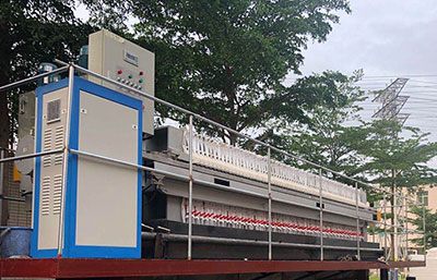 污泥板框壓濾機(jī)的濾板出現(xiàn)斷裂的原因