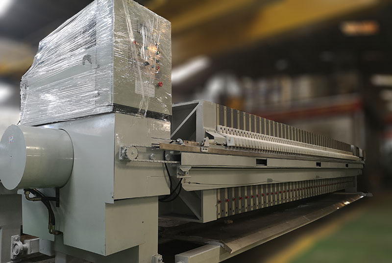 污水處理中板框壓濾機(jī)系統(tǒng)的工作過程